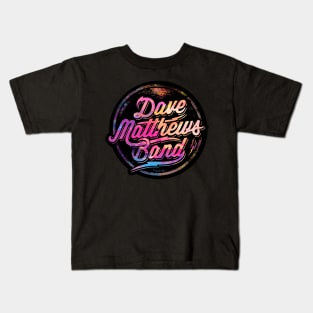 Dave Matthews Logo Circle abstrack Kids T-Shirt